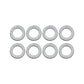 WIlwood Washer Kit .391 ID x .625 OD x .063 - Silver (Pack of 8)