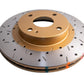 DBA 94-97/99-05 MX-5 Miata Front Drilled & Slotted 4000 Series Rotor
