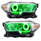 Oracle 16-18 Toyota Tacoma LED Headlight Halo Kit - Green