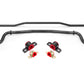 BMR 15-22 S550 Mustang Sway Bar Kit with Bushings Front and Rear Black Hammertone