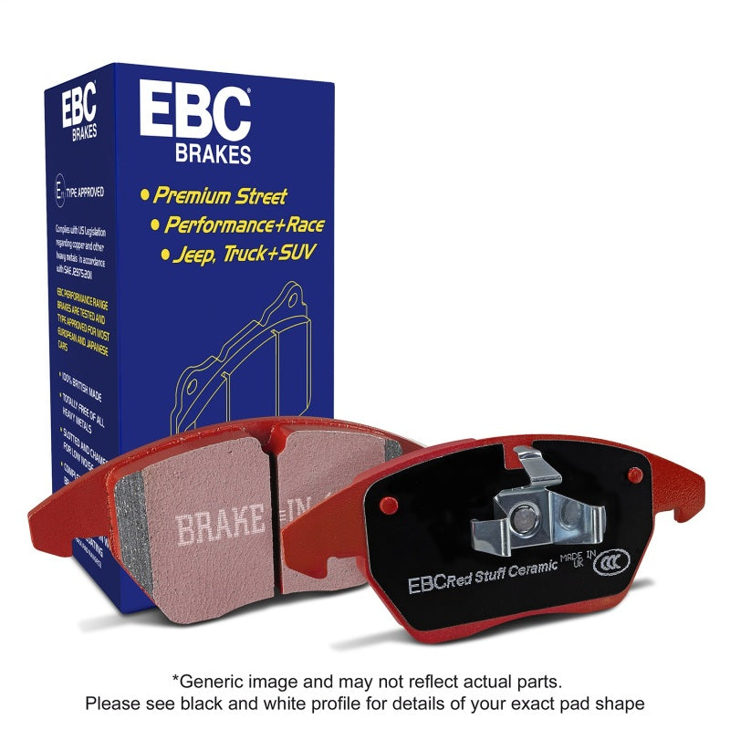 EBC 10+ Lotus Evora 3.5 Redstuff Front Brake Pads