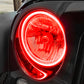 Oracle 07-17 Jeep Wrangler Surface Mount LED Headlight Halo Kit - Red
