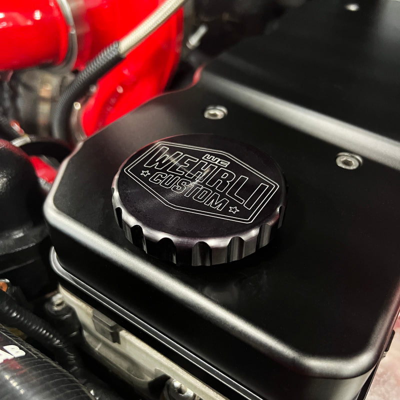 Wehrli 06-18 Cummins WCFab X D&J Precision Billet Valve Cover - Brizzle Blue