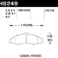 Hawk 98-02 Camaro ER-1 Street Front Brake Pads