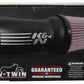 K&N 08-17 Harley Davidson Touring Models Performance Air Intake System Silver