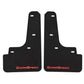 Grimmspeed 22-25 Subaru WRX Mudflaps - Black w/ Red Lettering
