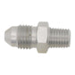 DeatschWerks 3AN Male Flare to 1/16in NPT Male - Anodized Stainless Steel