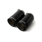 Remus Stainless Steel 98mm Straight Black Chrome w/Carbon Insert Tail Pipe Set (Quad Tips)
