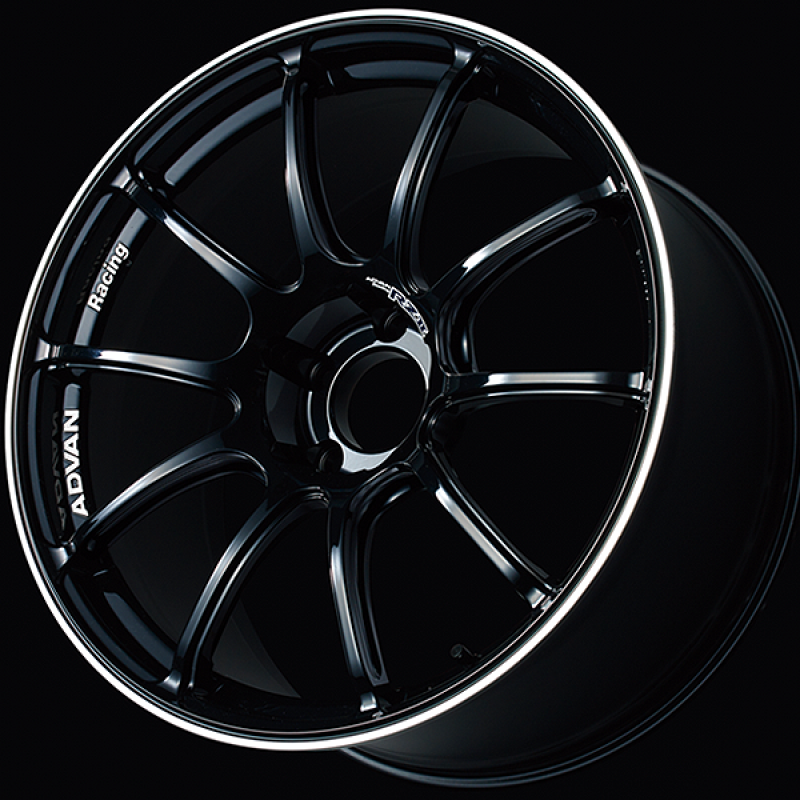 Advan RZII 16x6.5 / +45 Offset / 4-100 / 63mm Bore / Racing Gloss Black & Ring