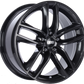 BBS SX 18x8 5x112 ET44 Crystal Black Wheel -57mm