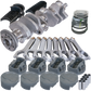 Eagle Chevy 400 3.875in Crank 6.000in H-Beam Stroker Rods -22cc 4.125in Pistons Rotating Assembly