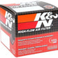 K&N Universal Round Tapered Chrome Filter 1.563in Flange ID x 3in Base OD x 2in Top OD x 3in H
