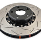 DBA 02-10 WRX / 13+ FR-S / 13+ BRZ Premium  Front Slotted 5000 Series 2 Piece Rotor w/ Black Hat