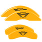 MGP 21-23 Kia K5 Engraved Front & Rear Brake Caliper Cover Set - Yellow
