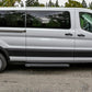 Westin Ford Transit Van 150/250/350 (Single 54in Pass Door) Grate Steps Running Boards - Tex. Blk