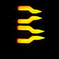 AlphaRex 97-03 Ford F150 / 99-16 Ford F250/F350/F450/F550 LUXX-Series LED Tail Lights - Alpha-Black