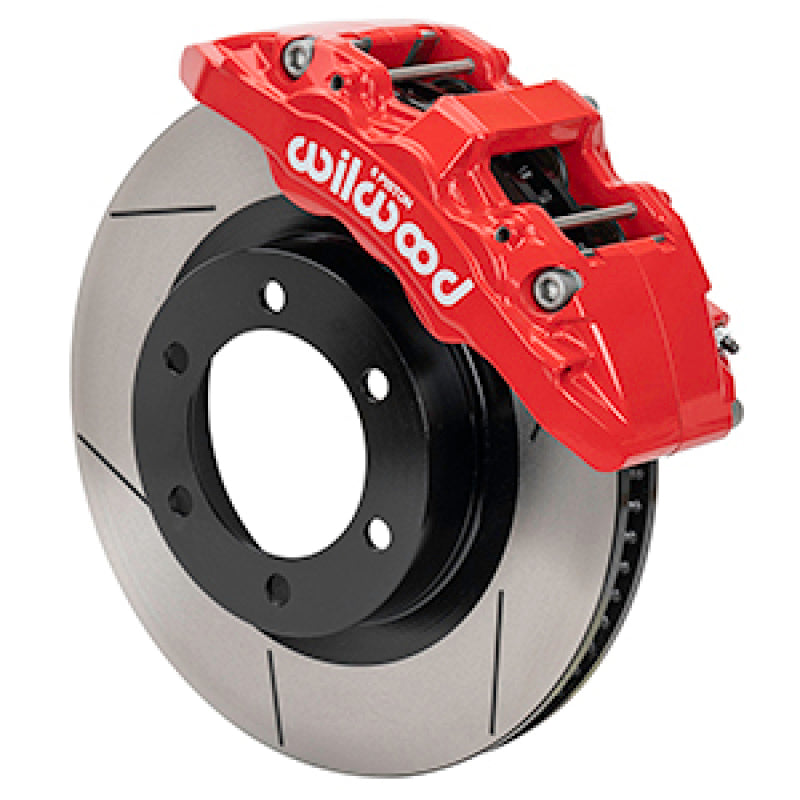 Wilwood 21-22 Ford Bronco Aerolite 6R Kit 6 x 5.50in Hub - 13.38in Slotted Rotor - Red