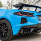 Corsa 20-23 Chevrolet Corvette C8 RWD 3in Valved Cat-Back w/AFM w/4.5in Carbon Fiber Black PVD Tips