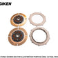 OS Giken Mitsubishi CZ4A Evo X/Overhaul A TR Series Twin Plate Clutch Kit