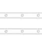 Cometic Chrysler R3 Block .094in Fiber Oil Pan Side Rail Gasket Set