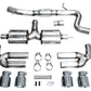 AWE 22-24 Audi 8Y S3 Touring Edition Exhaust - Chrome Silver Tips