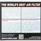 K&N Universal Clamp-On Air Filter 1 7/8 in FLG / 3in B / 2in T / 3in H