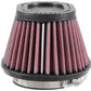 K&N Filter Universal Rubber Filter 2 7/16 inch Flange 4.5x3.75 inch Base 3.5x2.5 inch Top 2.75 inch