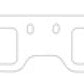 Cometic Ford 500 JC50 Pro Stock V8 .030in MLS Exhaust Manifold Gasket Set - 2.200in Round Port