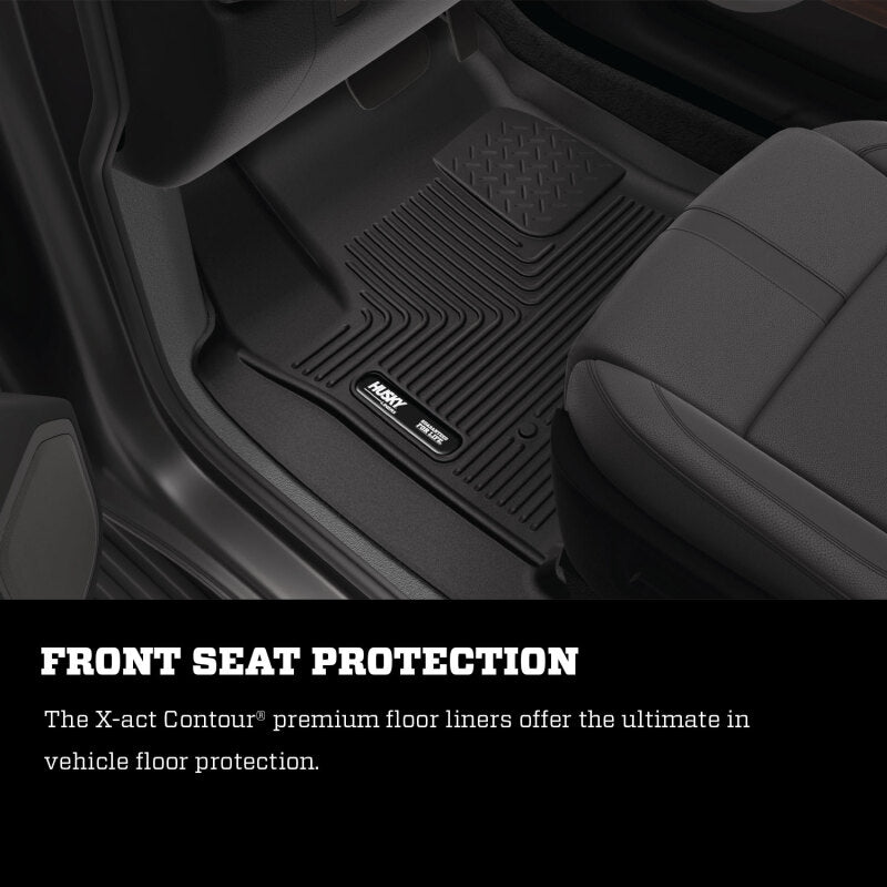 Husky Liners 18-24 Volkswagen Atlas/20-24 Atlas Cross Sport X-Act Contour Rear Floor Liner - Black