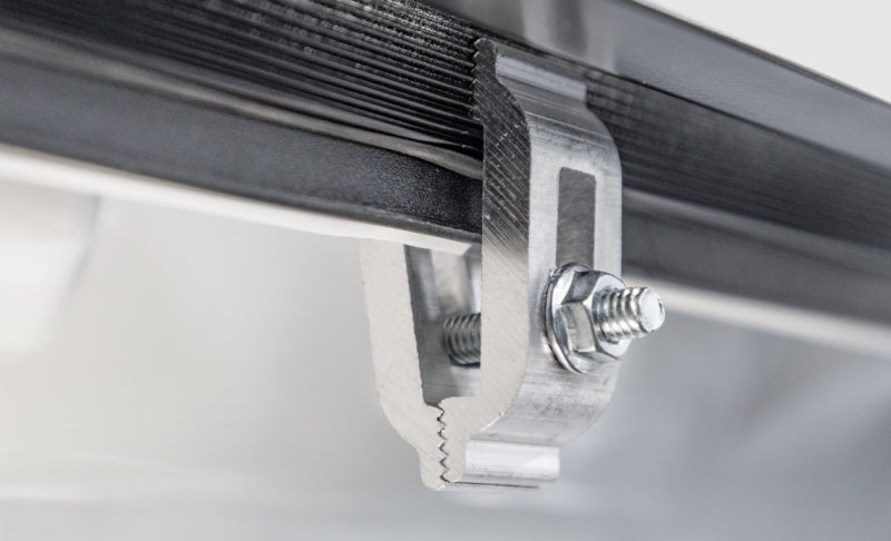 Access 2022+ Nissan Frontier 6ft Bed LOMAX Tri-Fold Hard Cover - Black Urethane