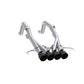 MBRP 14-19 Chevrolet Corvette 6.2L 3in Axle-Back Muffler Bypass Quad Exit Black Tips