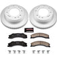 Power Stop 2011 GMC Sierra 3500 HD Front Z17 Coated Brake Kit