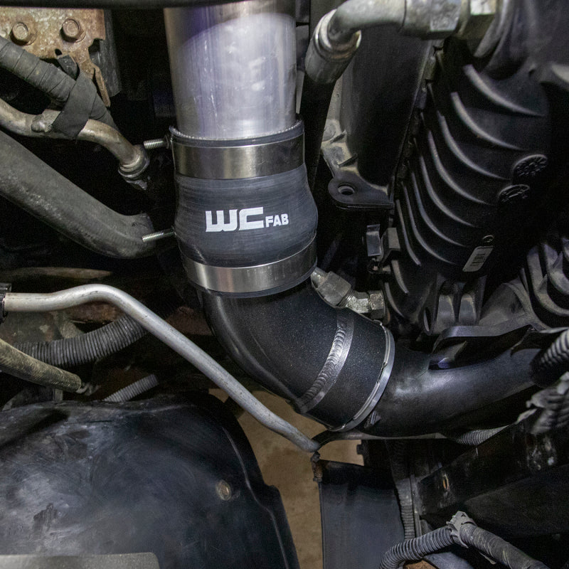 Wehrli 06-10 Duramax LBZ/LMM Intercooler Outlet Elbow Kit - Kiwi Green