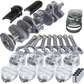 Eagle Chevy 350 3.750in Crank 6.000in I-Beam Rods -18cc 4.030in Pistons Rotating Assembly