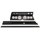 Autometer Arctic White Direct Fit Dash Kit 1967 Chevy Chevelle (2 x 3-3/8in. / 4 x 2-1/16in.)