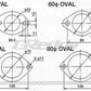 GReddy 60mm Exhaust Oval Gasket