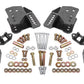 BMR 78-87 G-Body Rear Coilover Conversion Kit - Black Hammertone