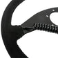 PRP Heated Flat Suede Steering Wheel - Black