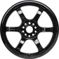Gram Lights 57DR 18x9.5 +38 5-114.3 Gloss Black Wheel (Min Order Qty 20)