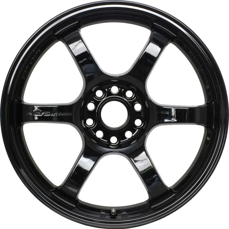 Gram Lights 57DR 18x9.5 +38 5-114.3 Gloss Black Wheel (Min Order Qty 20)