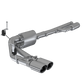 MBRP 2019+ Chevrolet Silverado 1500 4.5L/5.3L Pre-Axle Dual Side Exite w/ 4in OD Tip- T304