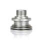 NRG Shift Boot Retainer- Works with SK-350,450,480, 800 & Heat Sink Shift knobs (m18x1.5)- Silver