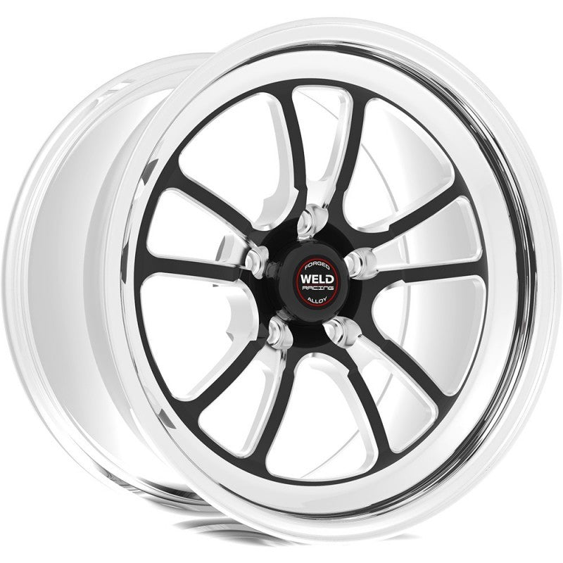 Weld S70 17x11 / 5x4.75in BP / 7.7in. BS Black Wheel (High Pad) - Non-Beadlock