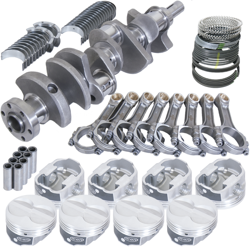 Eagle Ford 289/302 3.250in Crank 5.400in I-Beam Rod -11cc Flat Top 4.040in Pistons Rotating Assembly