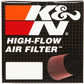 K&N Filter Universal X-Stream Clamp-On Round Tprd 2.5in Flng ID x 6in Base OD x 5in Top OD x 6.5in H