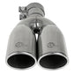 afe MACH Force-Xp Universal Exhaust Tip 2-1/2 IN Inlet x 3-1/2 IN Outlet X 12 IN L