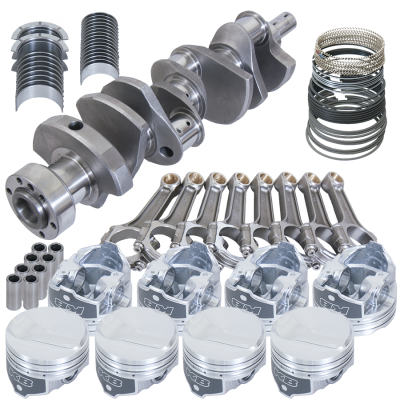 Eagle Chevy 454 1Pc 4.000in Crank 6.135in I-Beam Rods 25.5cc Dome 4.310in Pistons Rotating Assembly