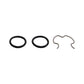 Wehrli GM Billet Heater Core Fitting Replacement Seal & Clip Kit