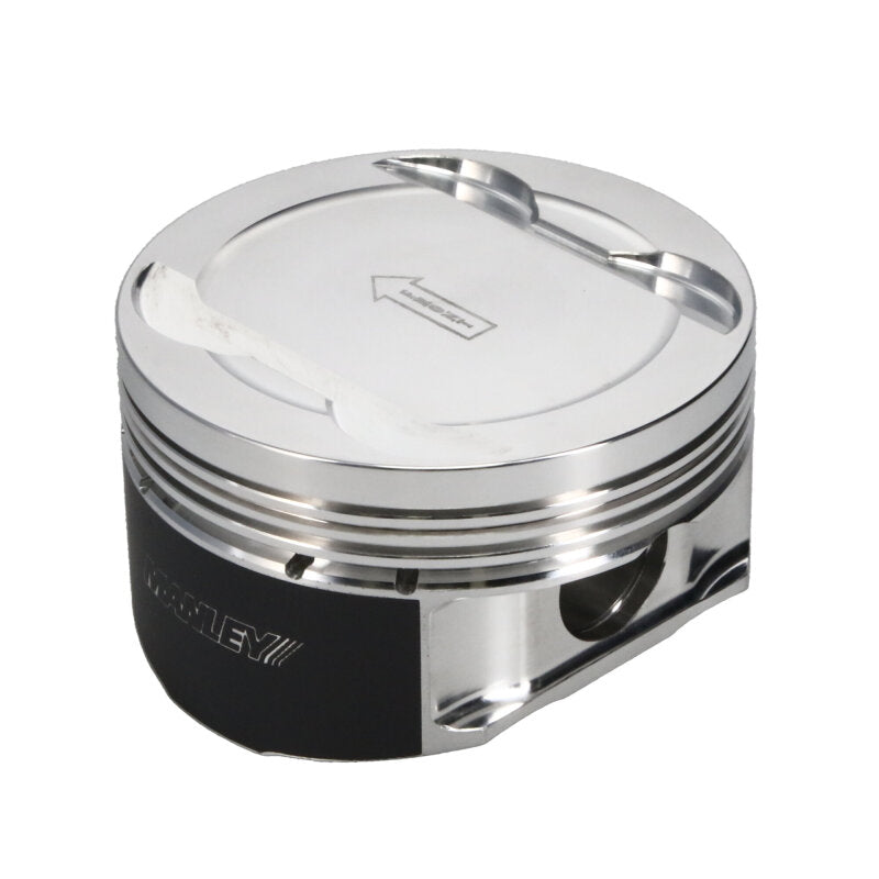Manley Ford 3.7L Cyclone V6 3.76in Bore 9.5:1 Comp Ratio -5.0cc Dish Platinum Piston - Single