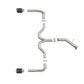 aFe Takeda 20-21 Kia Forte GT 1.6L (t) 3in to 2.5in SS Axle-Back Exhaust System w/ Carbon Fiber Tips